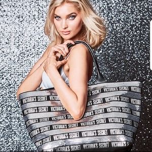 Victoria's Secret black and silver tote